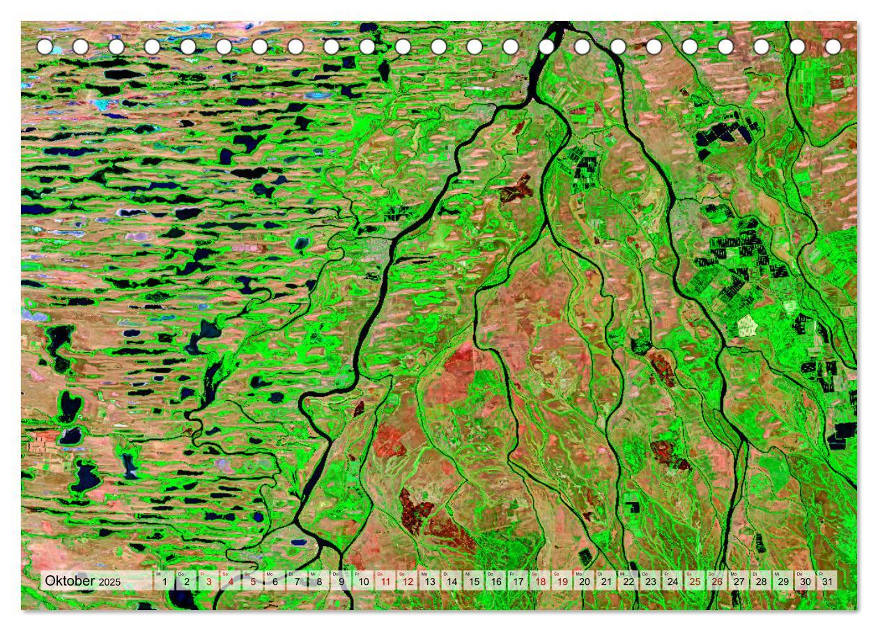 Sensationelle Bilder Unserer Erde (Tischkalender 2025 DIN A5 quer), CALVENDO Monatskalender