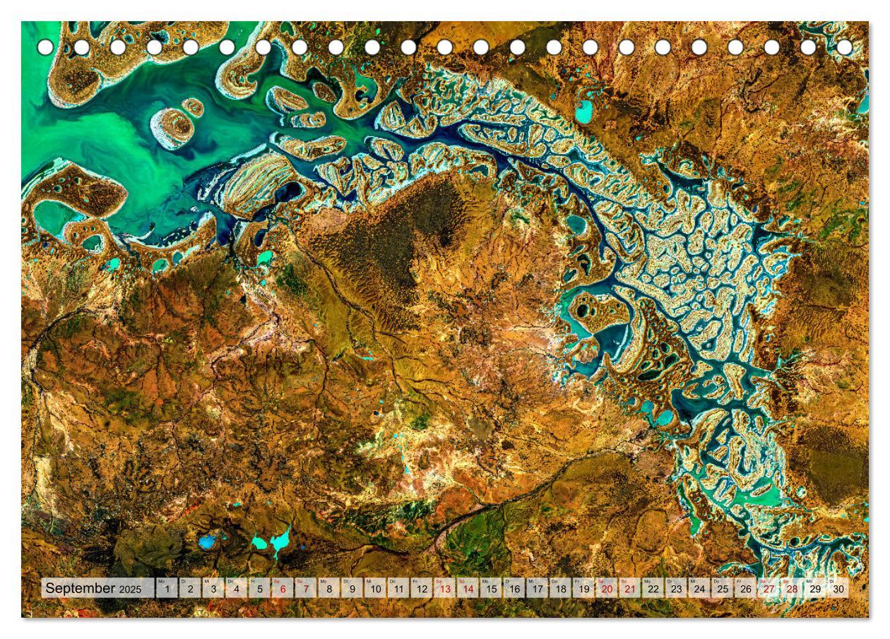 Sensationelle Bilder Unserer Erde (Tischkalender 2025 DIN A5 quer), CALVENDO Monatskalender