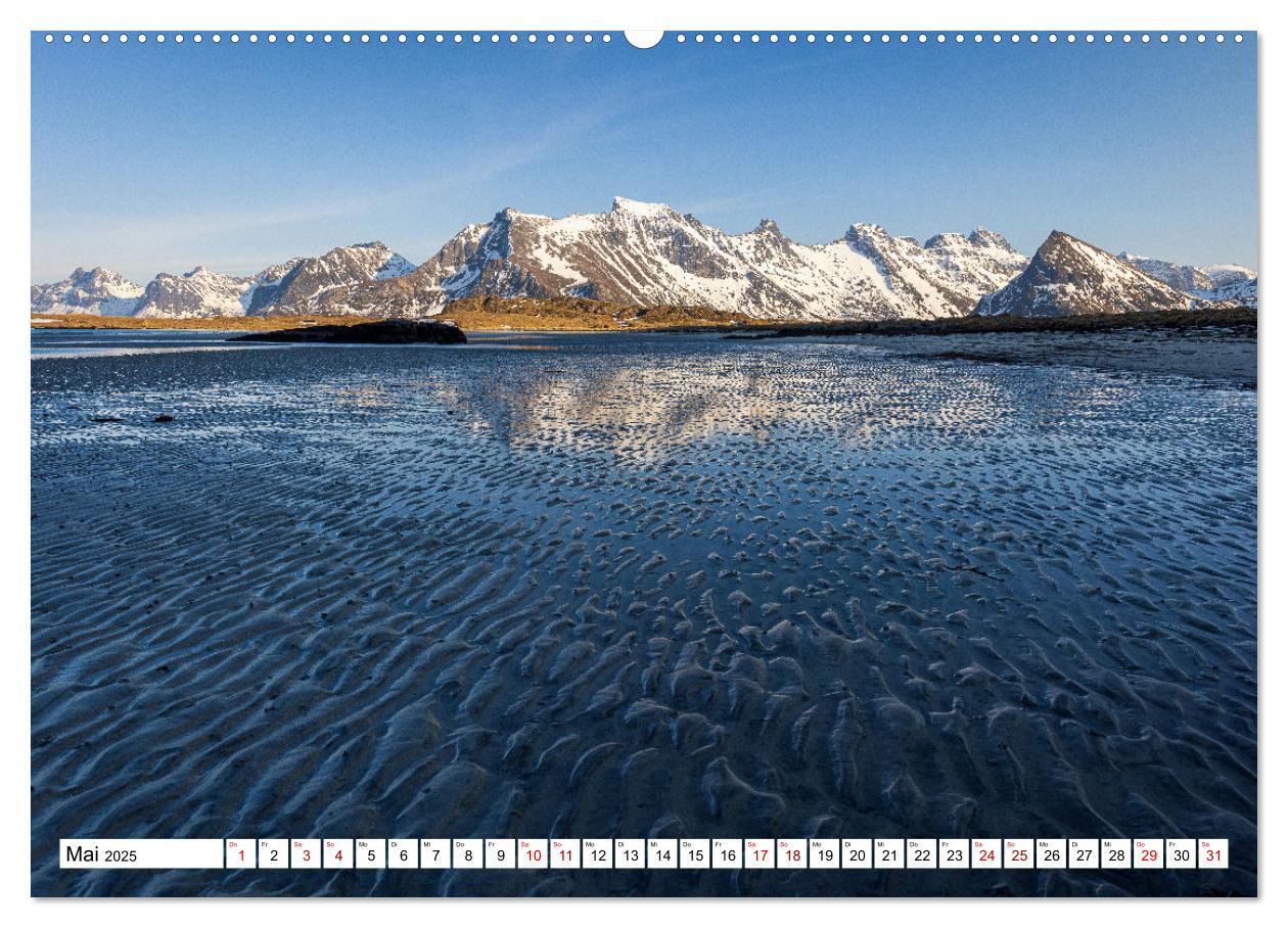 Licht des Nordens - LOFOTEN (hochwertiger Premium Wandkalender 2025 DIN A2 quer), Kunstdruck in Hochglanz