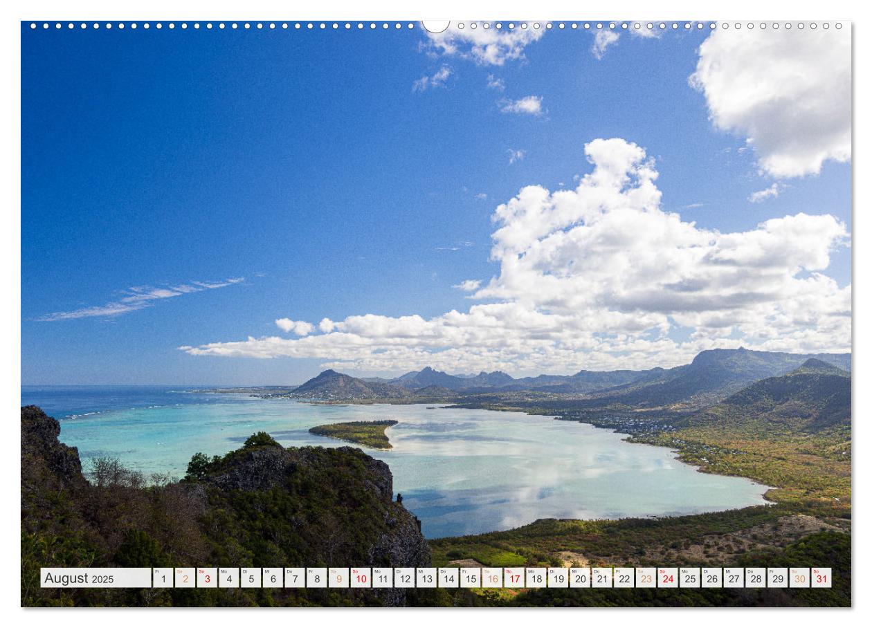 Trauminseln der Welt - Mauritius (hochwertiger Premium Wandkalender 2025 DIN A2 quer), Kunstdruck in Hochglanz