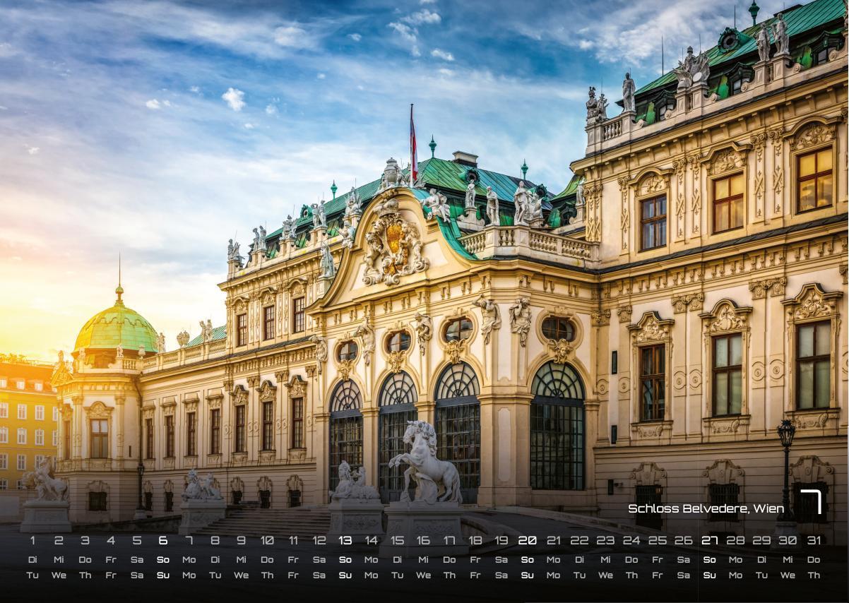 Österreich - 2025 - Kalender DIN A3