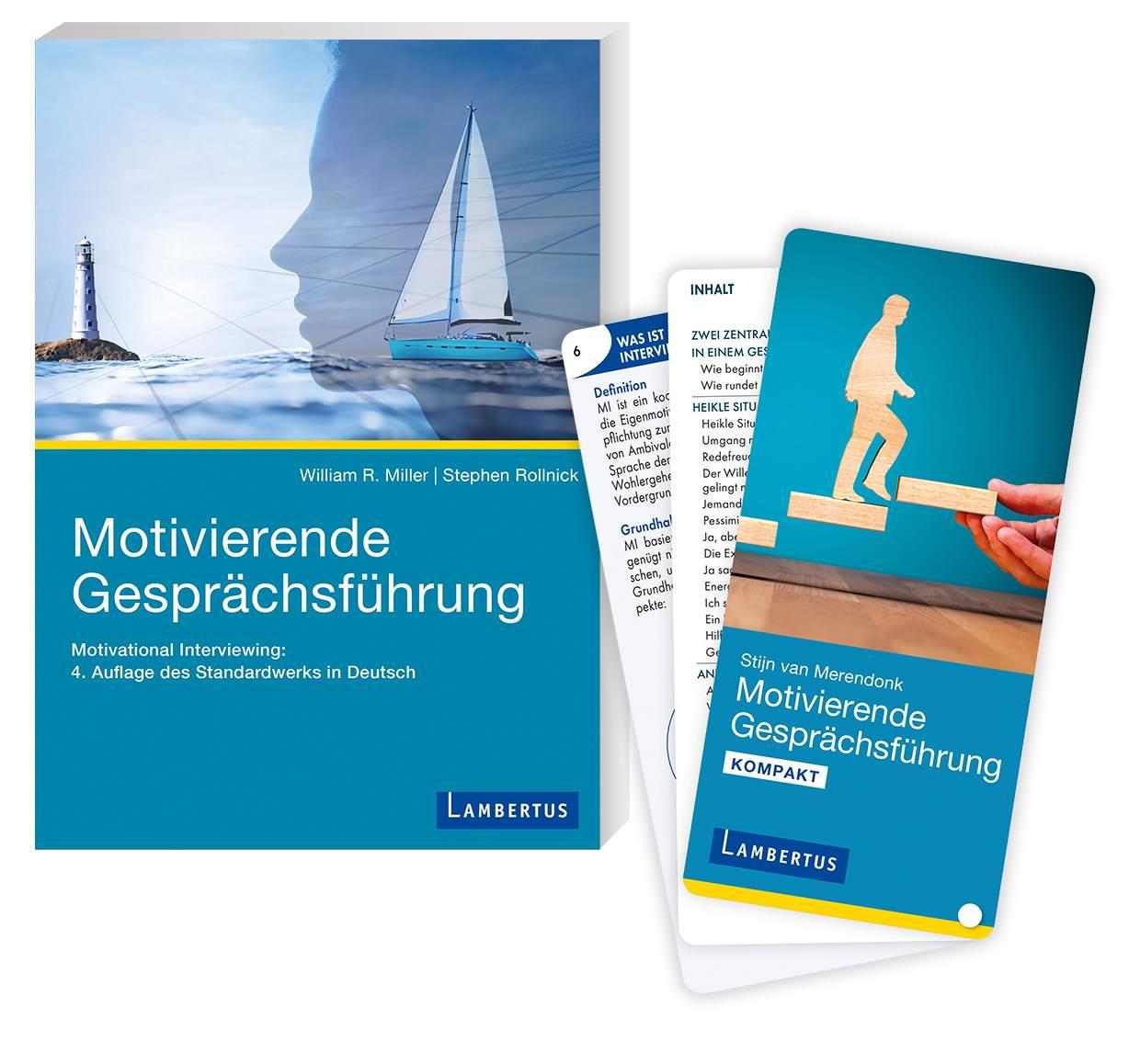 Motivierende Gesprächsführung - Set mit Buch und Kartenfächer