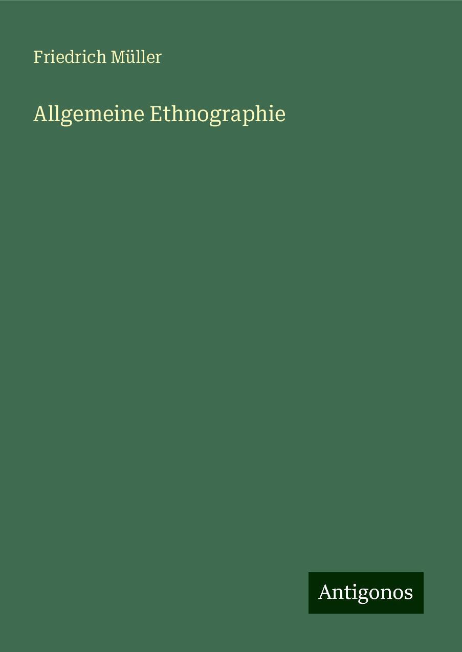 Allgemeine Ethnographie