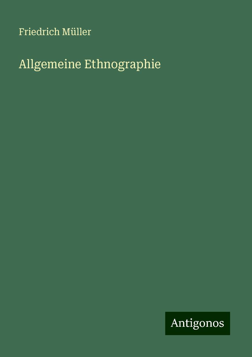 Allgemeine Ethnographie