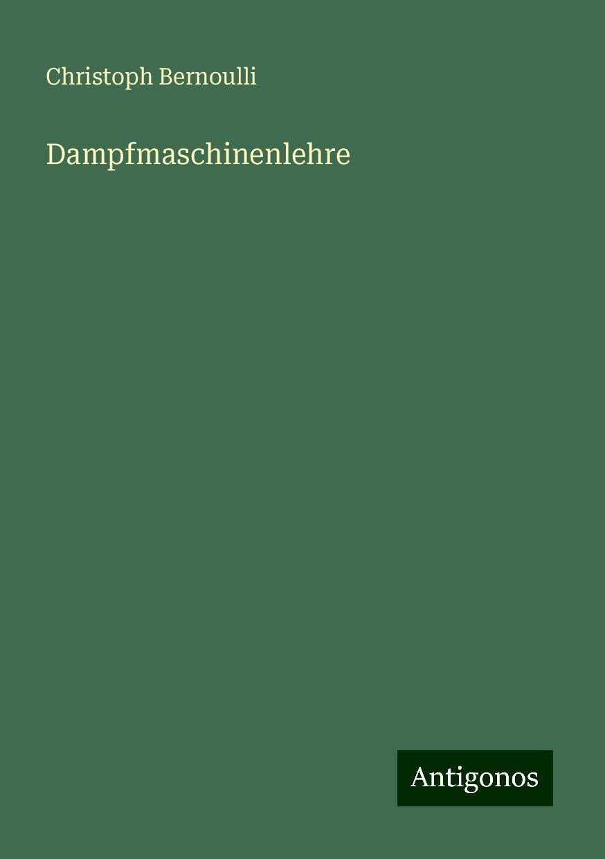 Dampfmaschinenlehre