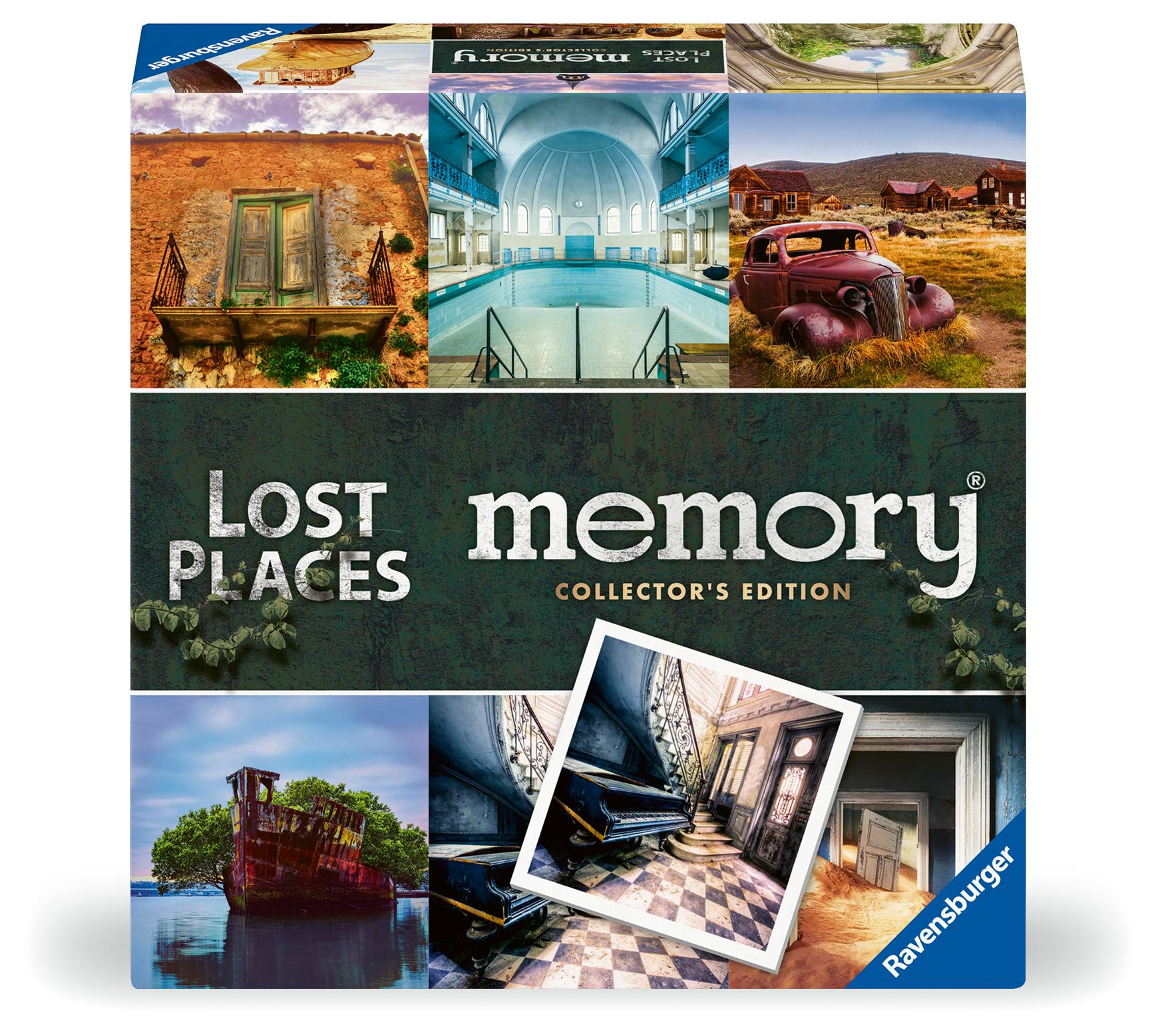 Ravensburger 23499 Collector's memory® Lost Places - Das weltbekannte Gedächtnisspiel, das 2 bis 8 Spieler ab 6 Jahren an einige der schönsten Lost Places dieser Welt führt