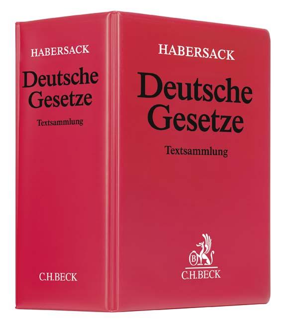 Deutsche Gesetze (mit Fortsetzungsnotierung). Inkl. 199. Ergänzungslieferung (Mindestlaufzeit 12 Monate)