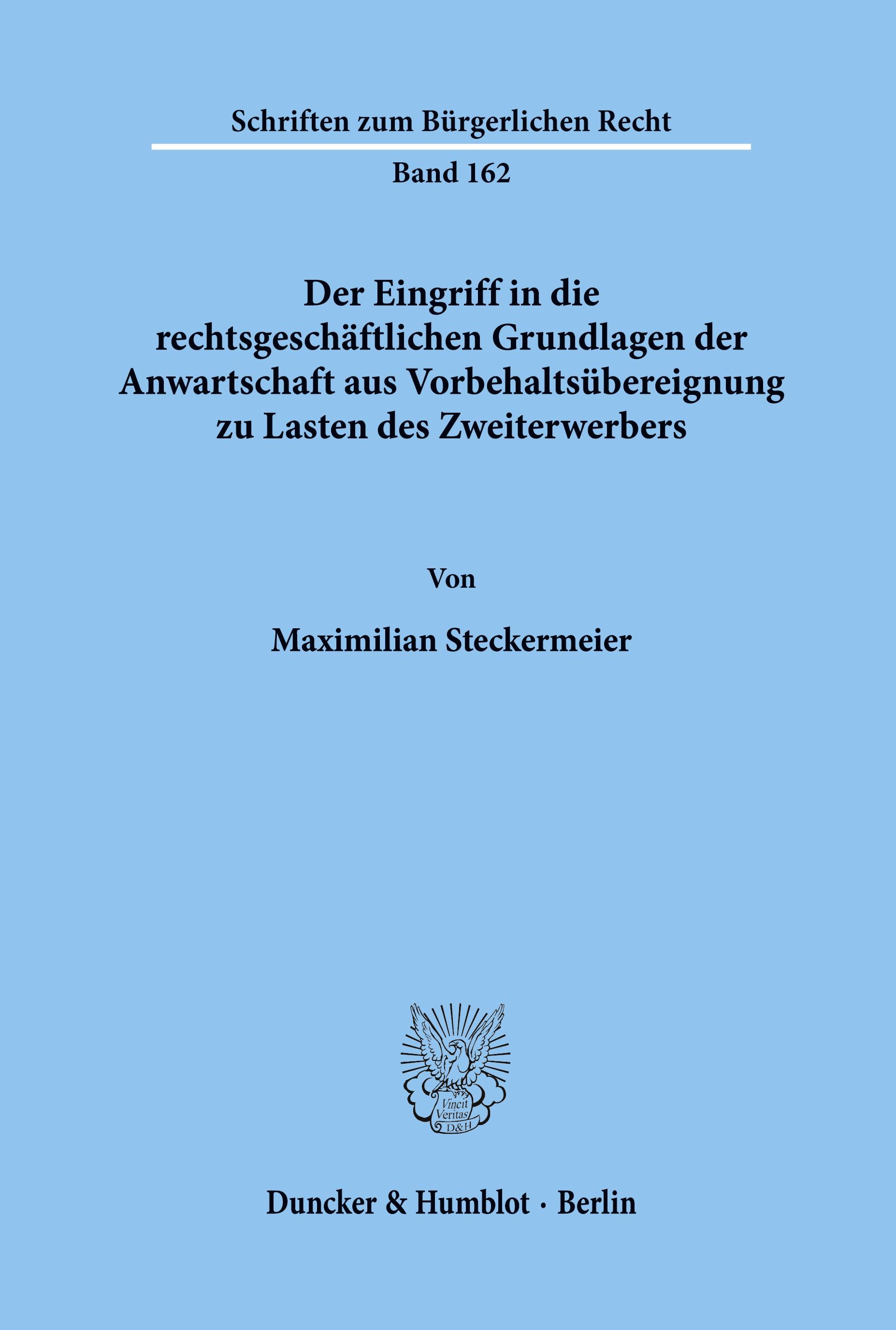 Der Eingriff in die rechtsgeschäftlichen Grundlagen der Anwartschaft aus Vorbehaltsübereignung zu Lasten des Zweiterwerbers.