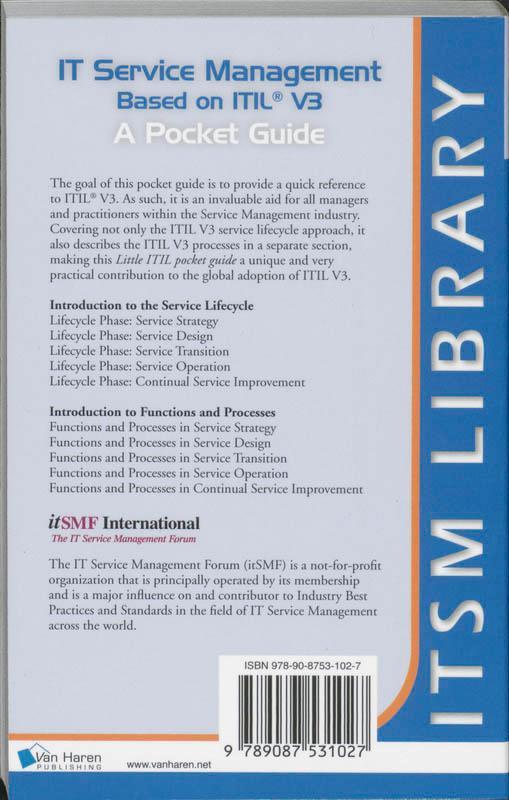 ITIL® V3 - A Pocket Guide