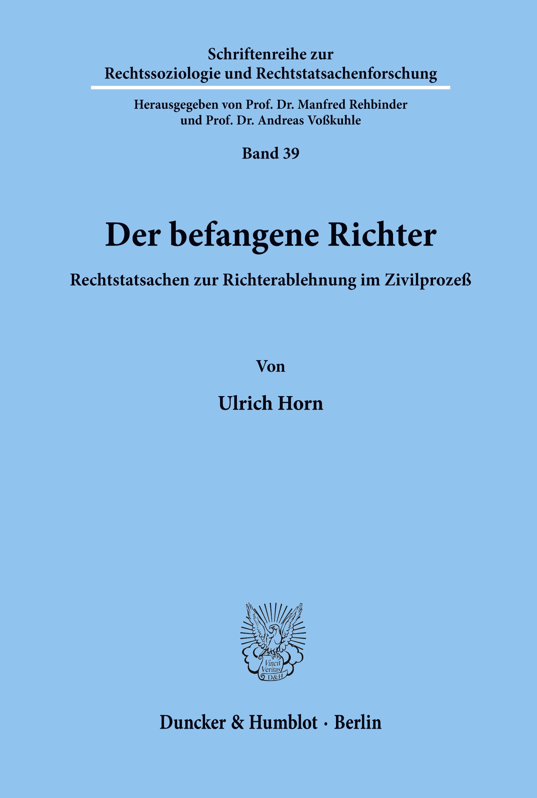 Der befangene Richter.