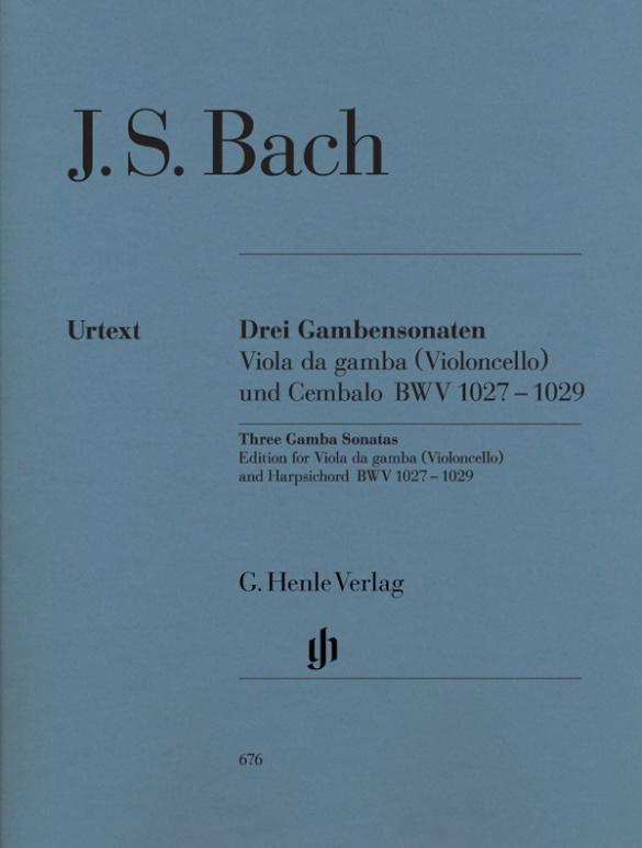 Drei Gambensonaten. Viola da gamba (Violoncello) und Cembalo BWV 1027-1029