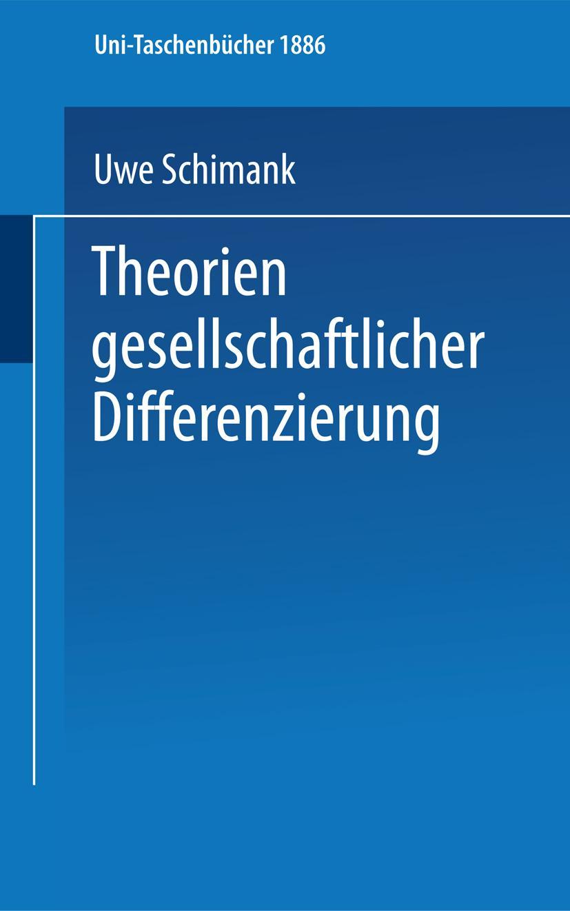 Theorien gesellschaftlicher Differenzierung