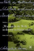 "Was macht die Welt, in der wir zu Hause sind?"