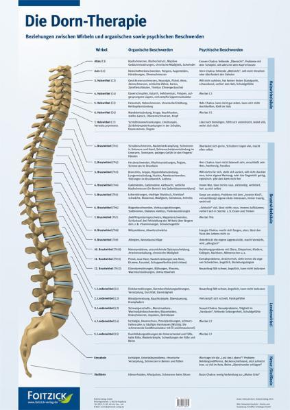 Die Dorn-Therapie. Poster 59,4 x 84 cm