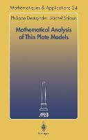 Mathematical Analysis of Thin Plate Models