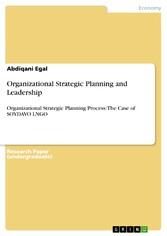 Organizational Strategic Planning and Leadership