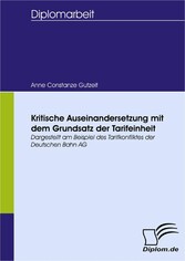 Kritische Auseinandersetzung mit dem Grundsatz der Tarifeinheit