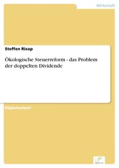 Ökologische Steuerreform - das Problem der doppelten Dividende