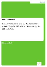 Die Auswirkungen des EG-Binnenmarktes auf die Vergabe öffentlicher Bauaufträge in der EUREGIO