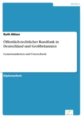 Öffentlich-rechtlicher Rundfunk in Deutschland und Großbritannien