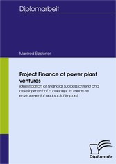 Project Finance of power plant ventures