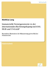 Immaterielle Vermögenswerte in der internationalen Rechnungslegung nach IAS, HGB und US-GAAP