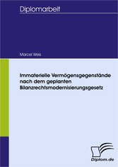 Immaterielle Vermögensgegenstände nach dem geplanten Bilanzrechtsmodernisierungsgesetz