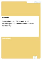 Human Resource Management in nachhaltigen Unternehmen (sustainable businesses)