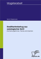 Kreditkartenbetrug aus soziologischer Sicht