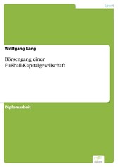 Börsengang einer Fußball-Kapitalgesellschaft