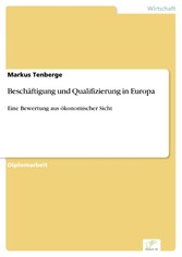 Beschäftigung und Qualifizierung in Europa