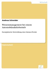 Wissensmanagement bei einem Automobilzulieferbetrieb