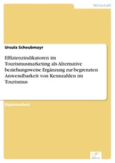 Effizienzindikatoren im Tourismusmarketing als Alternative beziehungsweise Ergänzung zur begrenzten Anwendbarkeit von Kennzahlen im Tourismus