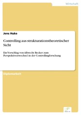 Controlling aus strukturationstheoretischer Sicht