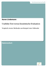 Usability-Test versus heuristische Evaluation