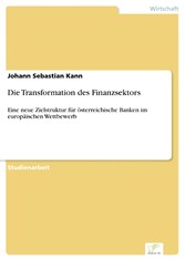 Die Transformation des Finanzsektors