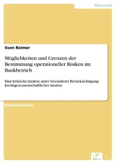 Möglichkeiten und Grenzen der Bestimmung operationeller Risiken im Bankbetrieb