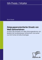 Zielgruppenorientierter Einsatz von Web-Zahlverfahren