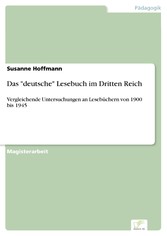 Das 'deutsche' Lesebuch im Dritten Reich