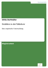 Erzählen in der Talkshow