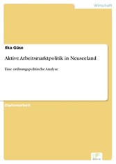 Aktive Arbeitsmarktpolitik in Neuseeland