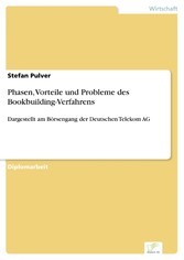 Phasen, Vorteile und Probleme des Bookbuilding-Verfahrens