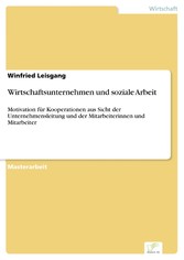 Wirtschaftsunternehmen und soziale Arbeit