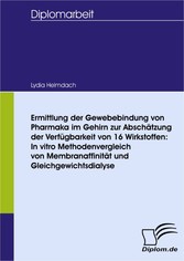 Ermittlung der Gewebebindung von Pharmaka im Gehirn zur Abschätzung der Verfügbarkeit von 16 Wirkstoffen: In vitro Methodenvergleich von Membranaffinität und Gleichgewichtsdialyse