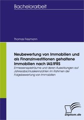 Neubewertung von Immobilien und als Finanzinvestitionen gehaltene Immobilien nach IAS/IFRS