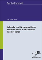 Kulturelle und länderspezifische Besonderheiten internationaler Internet-Seiten