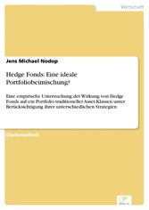 Hedge Fonds: Eine ideale Portfoliobeimischung?