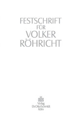 Festschrift für Volker Röhricht