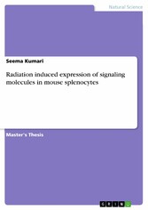 Radiation induced expression of signaling molecules in mouse splenocytes