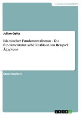 Islamischer Fundamentalismus - Die fundamentalistische Reaktion am Beispiel Ägyptens